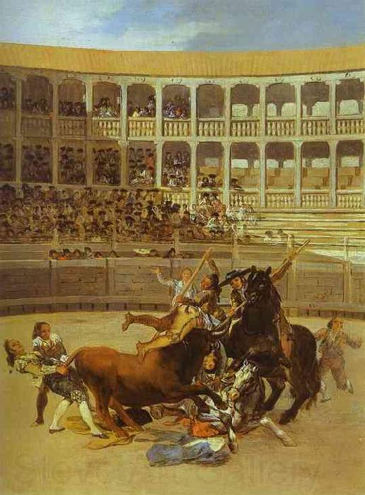 Francisco Jose de Goya Death of Picador Spain oil painting art